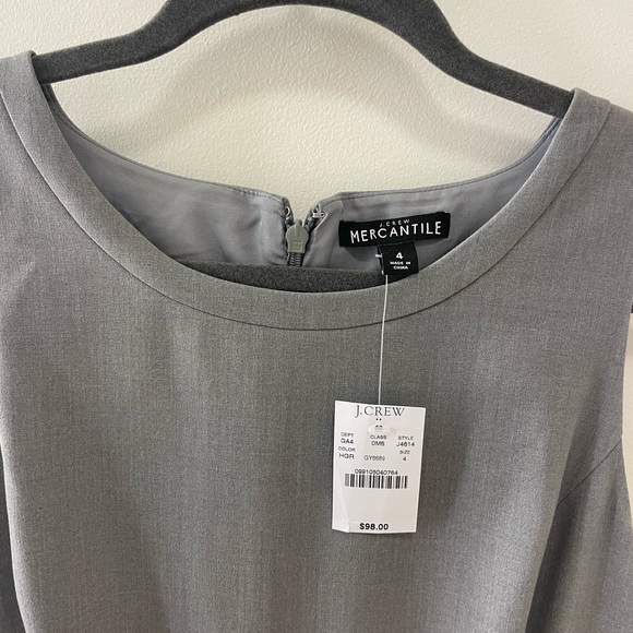 J Crew Gray Work Dress - Picture 2 of 3